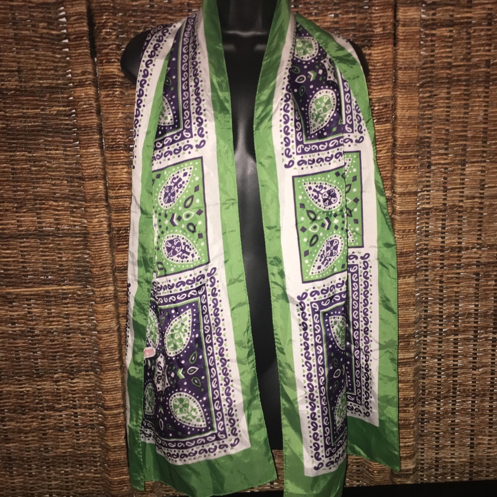 Vintage Paisley Print Scarf